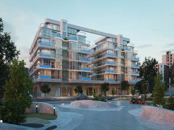 Roman Inspired Lifestyle in a Modern Community | Two Bedroom Apartment with Store & Pool - photo 1